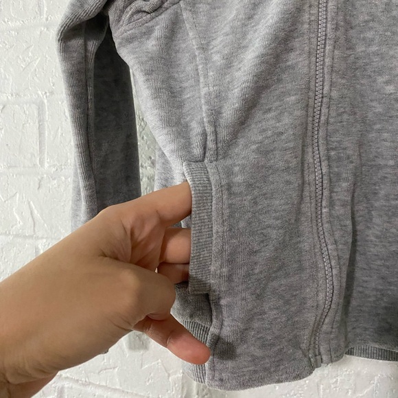 Juicy Couture Kids Gray Velour Track Suit Zip Up Jacket - Picture 5 of 8